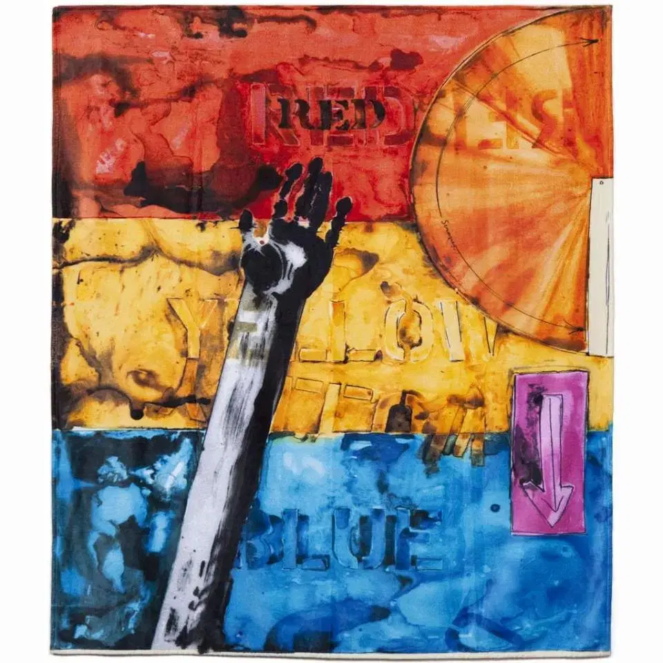 제스퍼 존스 한정판 비치 타올 Jasper Johns Towel Wow